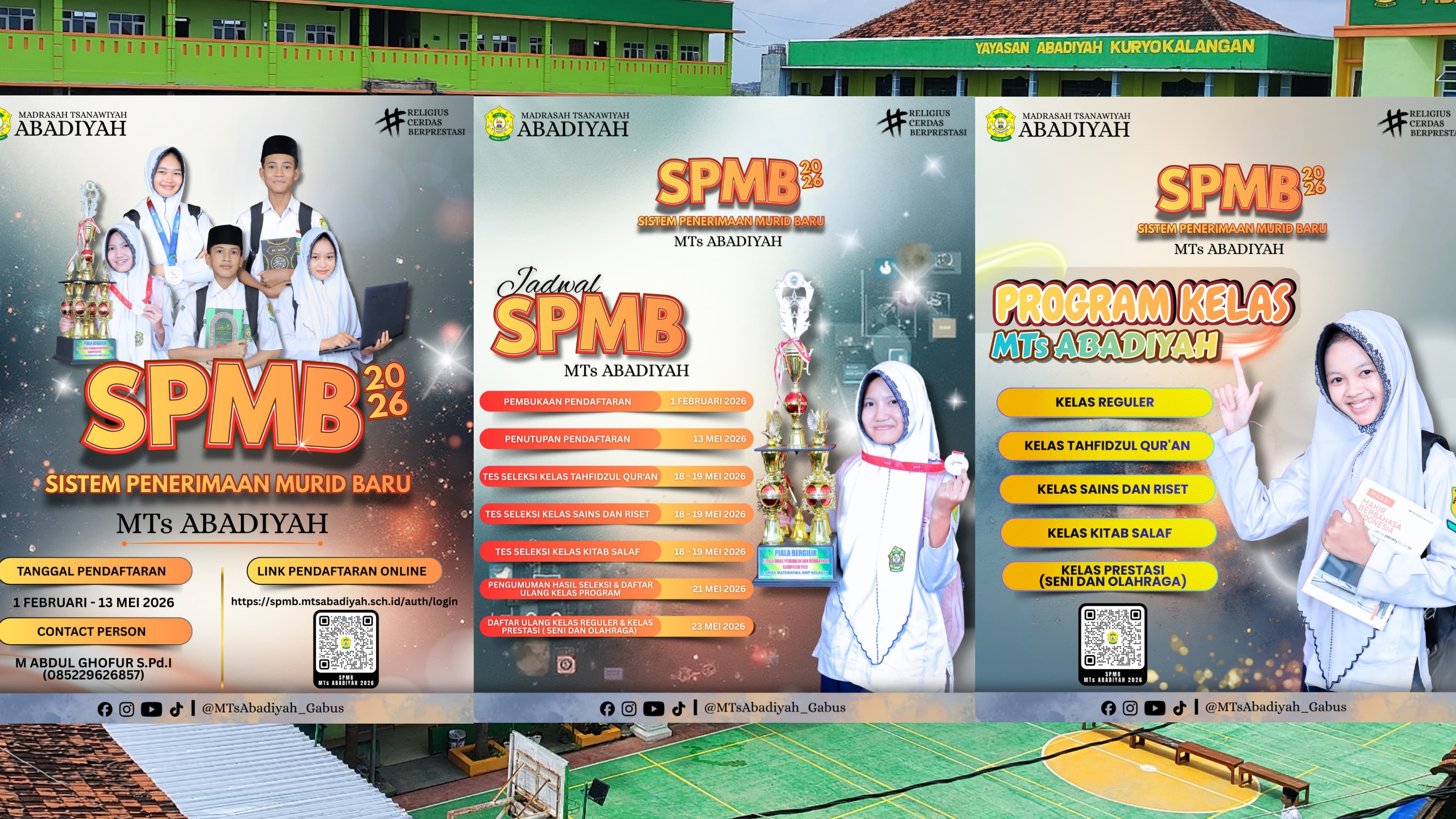 Pendaftaran Murid Baru 2026 Resmi Dimulai: Mari Menjemput Masa Depan Gemilang di MTs Abadiyah